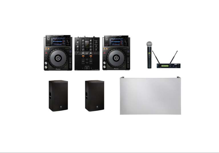 Servicio DJ + Conjunto Básico de Sonido 1