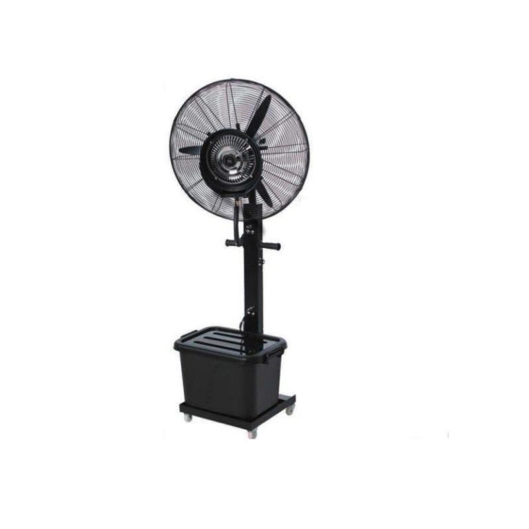 Indutrial fan with water nebulizer